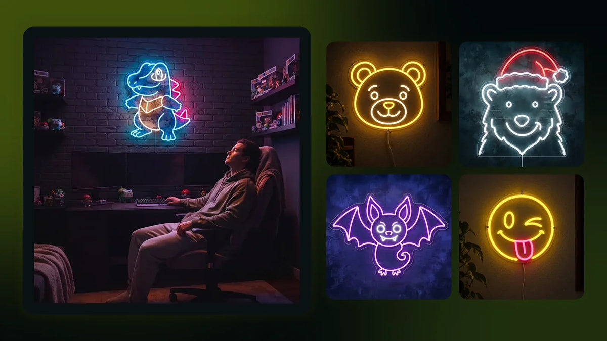 Leuchtende Neon LED Schilder von LoveLEDLights zum Ratgeber: Neon LED Schild fürs Kinderzimmer
