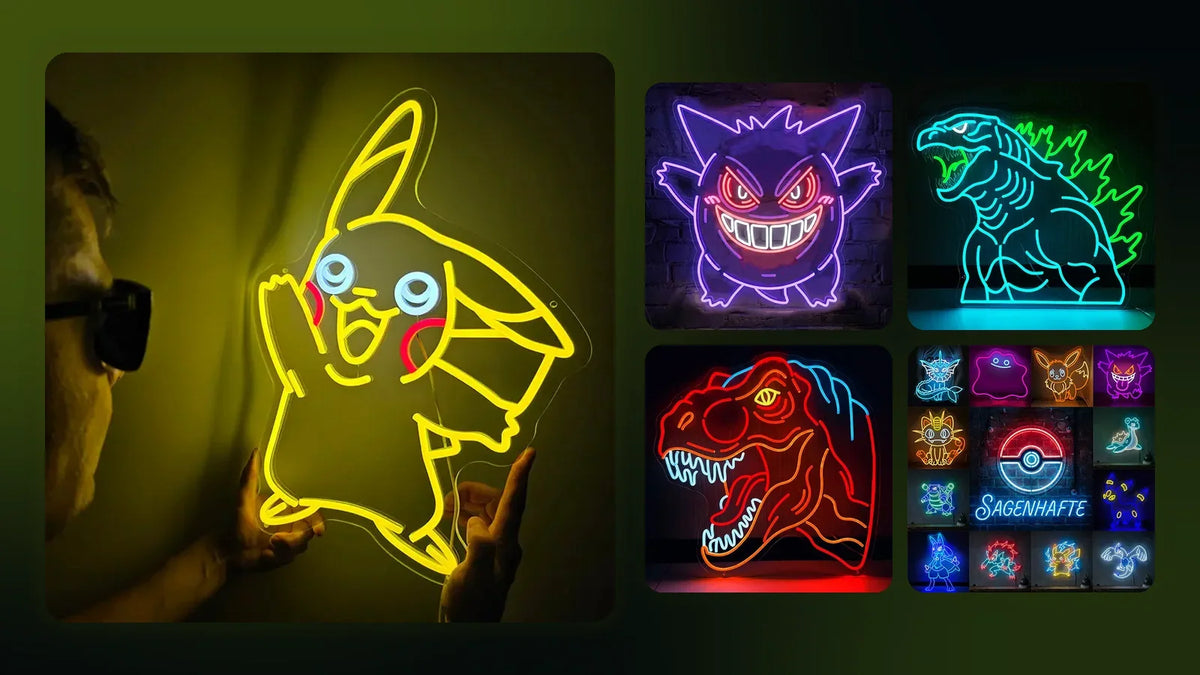 Leuchtende Neon LED Schilder von LoveLEDLights zum Ratgeber: USB oder 12V Neon LED Schild