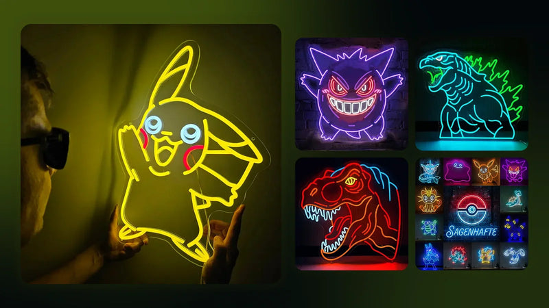 Leuchtende Neon LED Schilder von LoveLEDLights zum Ratgeber: USB oder 12V Neon LED Schild