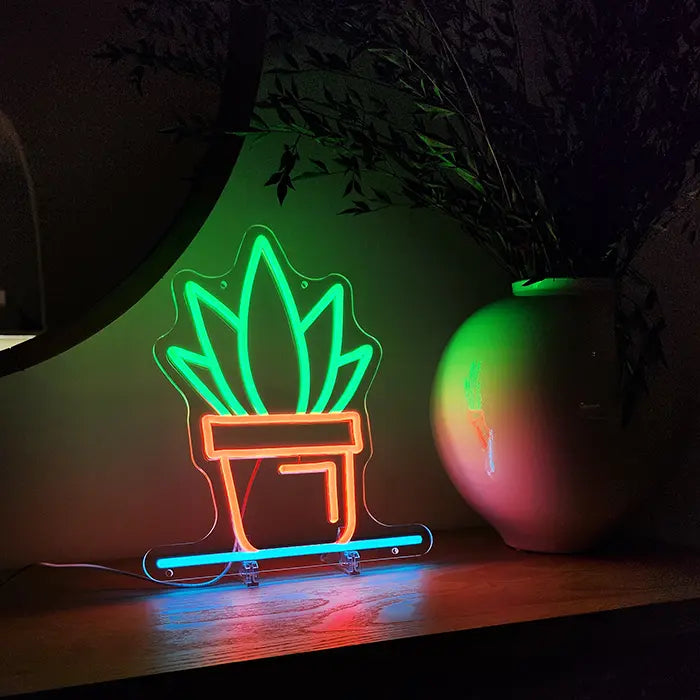 Stands for Neon LED Signs – Set of 2 | Standing Without Drilling