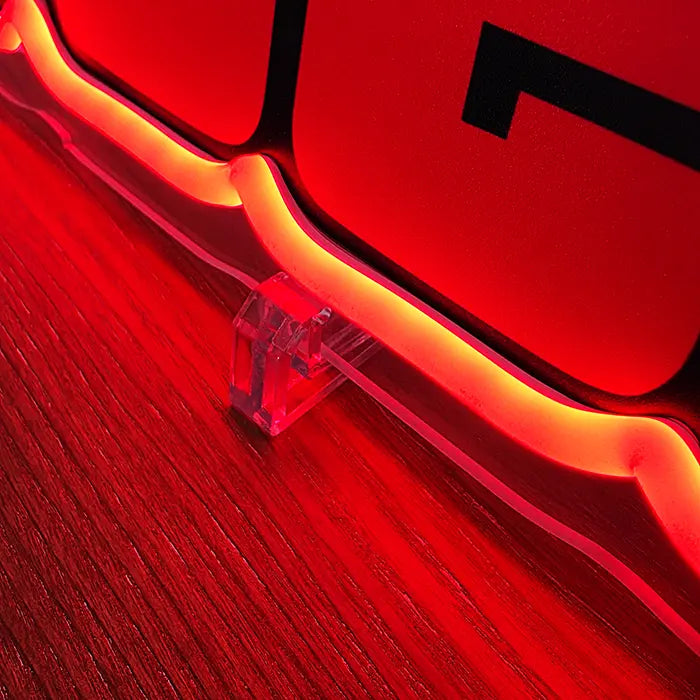 WASTED Neon LED Schild – USB Leuchtschild | GTA Game Over Gaming Deko