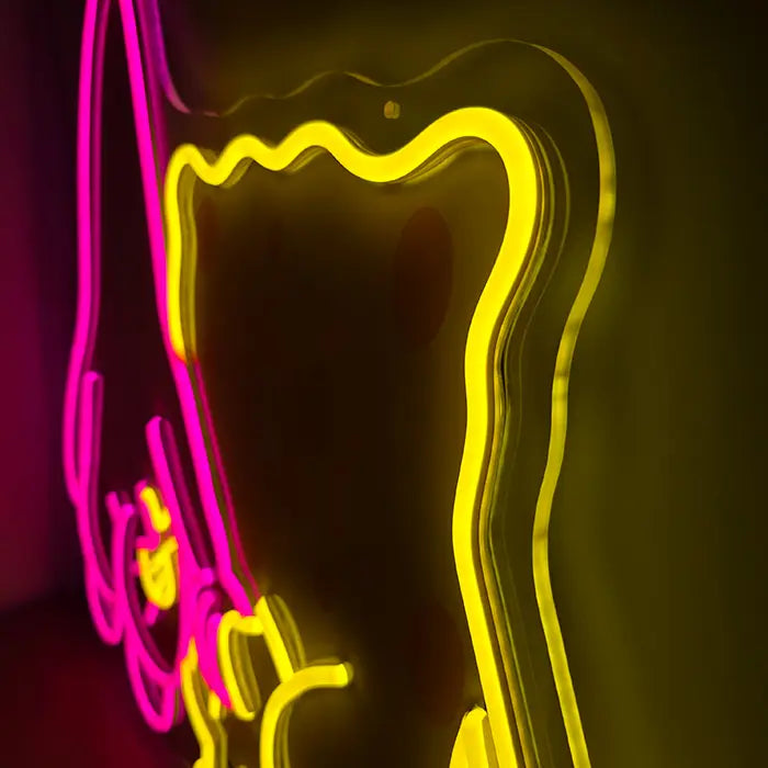 Best Friends Neon LED Sign – Dimmable with Remote | SpongeBob Wall Decor