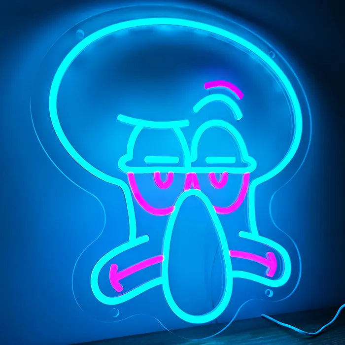 SpongeBob Freaks Neon LED Sign – USB & 12V Light Sign | SpongeBob Collector Set