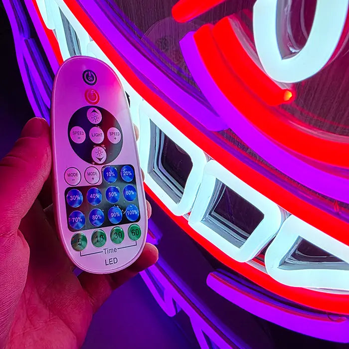 Pokémon Gengar neonová LED cedule – stmívatelná dálkovým ovladačem | Pokémon herní dekorace