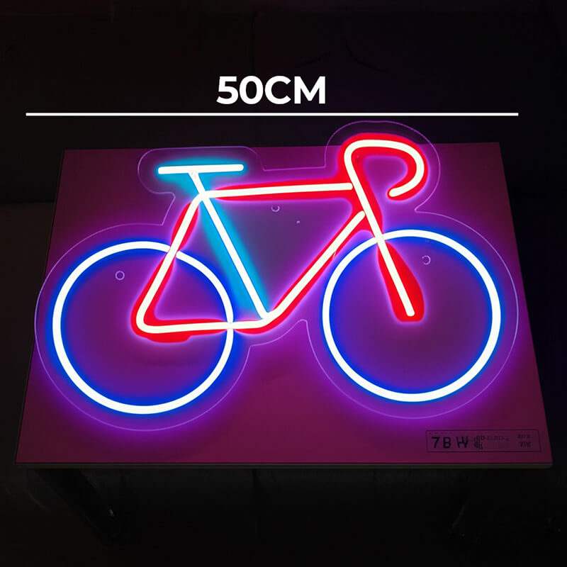 Rennrad Neon Sign – Geschenkidee für Triathleten und Hobbyfahrer