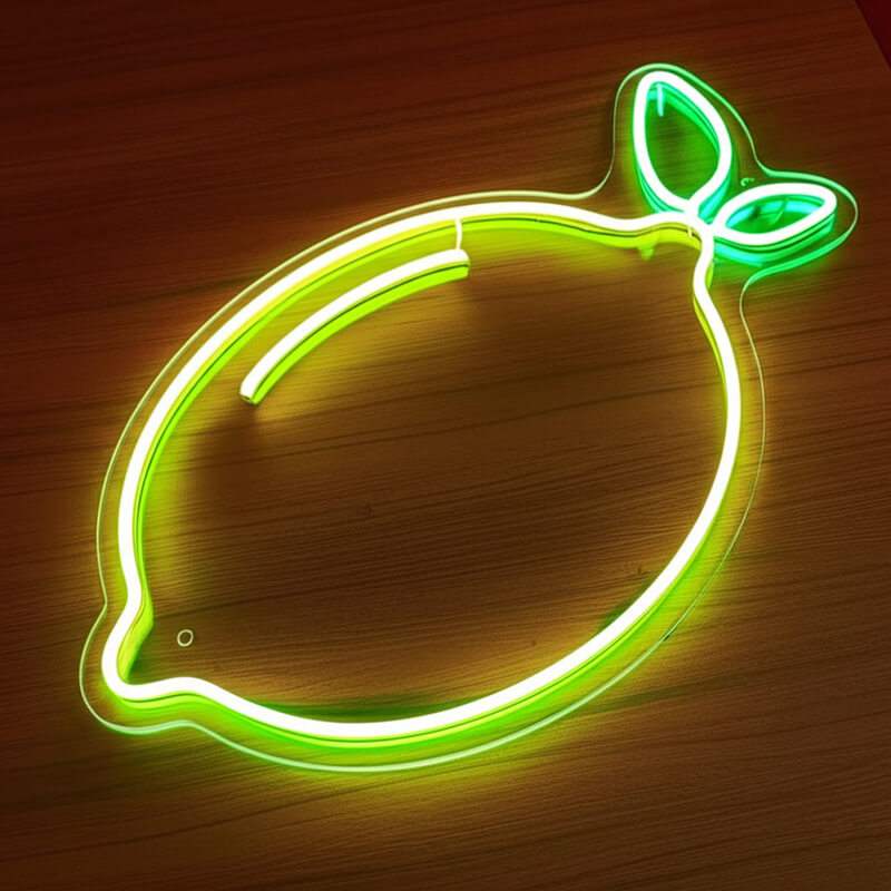 Zitrone Leuchtschild – Sommer-Statement für Limonadenstand