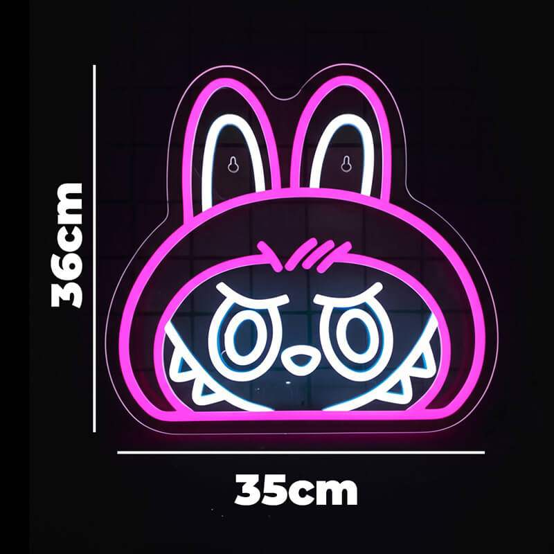 Neon Monster Neonschild – Pop-Art Deko fürs Schlafzimmer