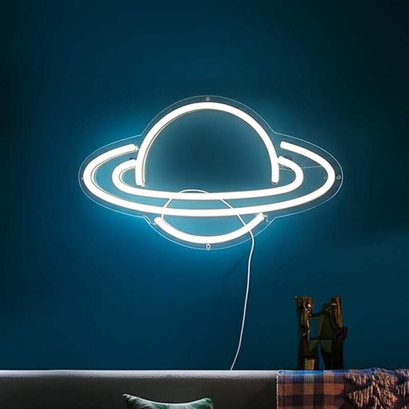 Saturn LED Wanddeko – Geschenkidee für Hobby-Astronomen