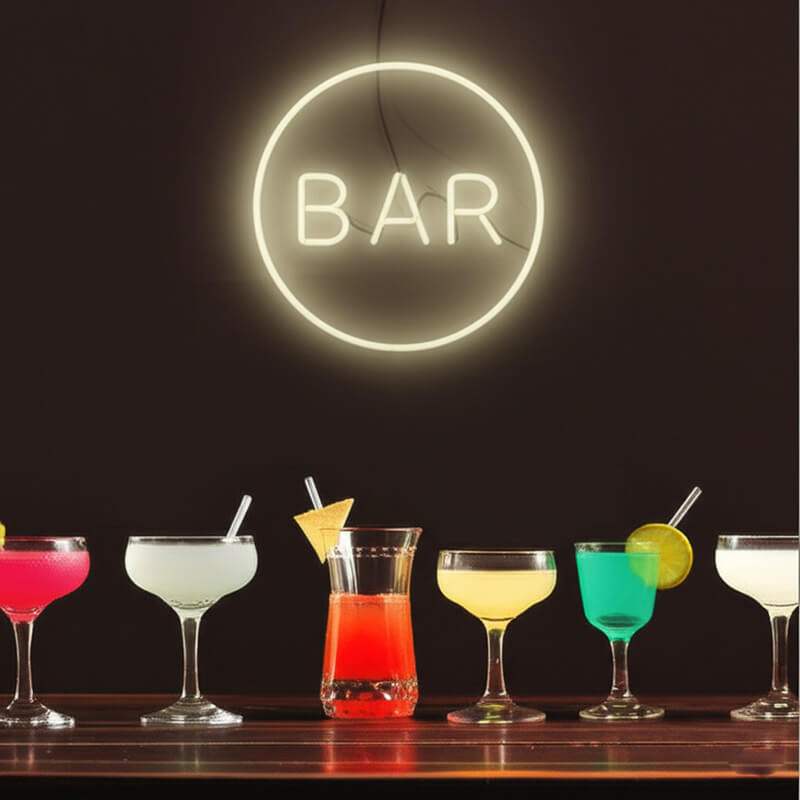 BAR LED Schild USB – Heimbar-Statement für Lokale, Bars und Partyräume