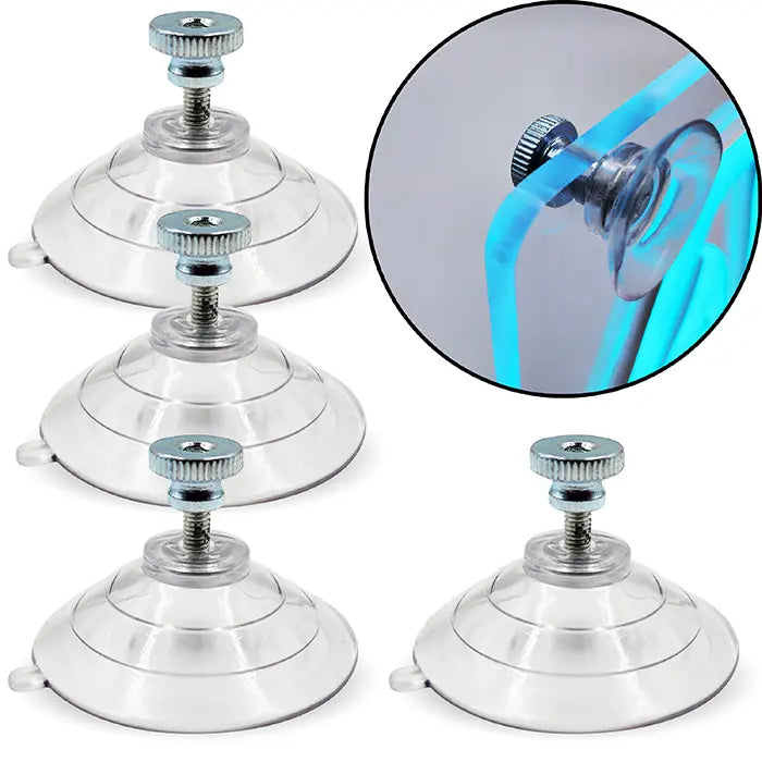 Suction Cups for Neon LED Signs – Set of 4 | Drill-Free Mounting
