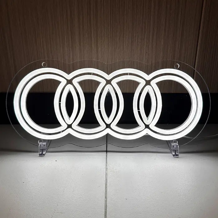 Car Garage Decor neon LED sign, on 6 mm (1/4 inch) acrylic, neon tube laid by hand