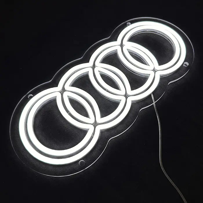 Car Garage Decor neon LED sign, with the connecting cable visible along the bottom edge