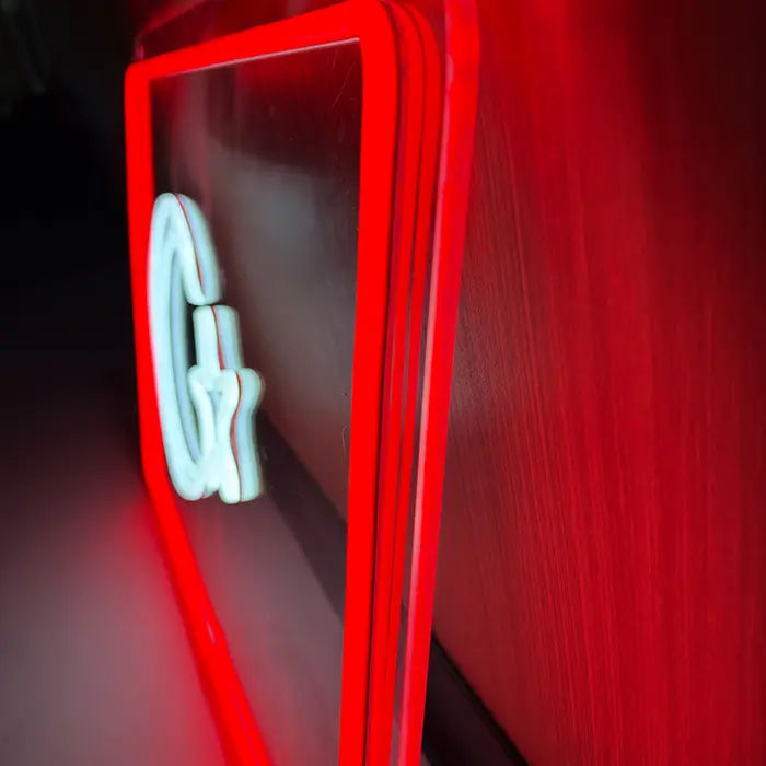 Turkish Flag Neon LED Sign – Dimmable, USB or 12V | Turkey Fan Wall Decor