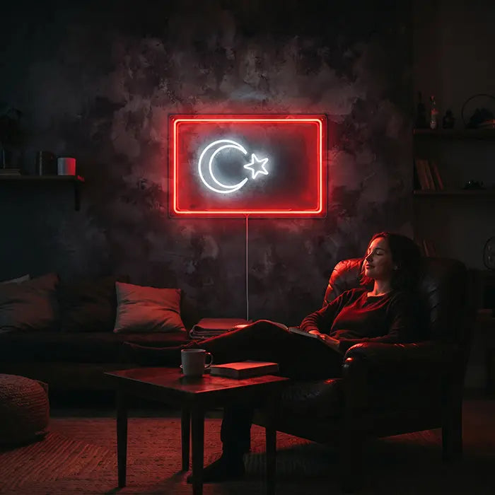 Türkische Flagge USB+12V
