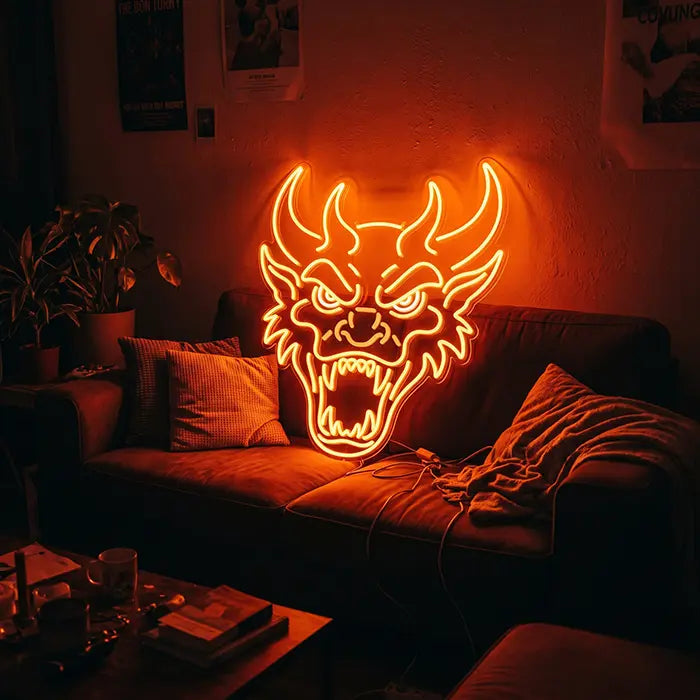 Goldener Drachen XXL 70cm (12V)