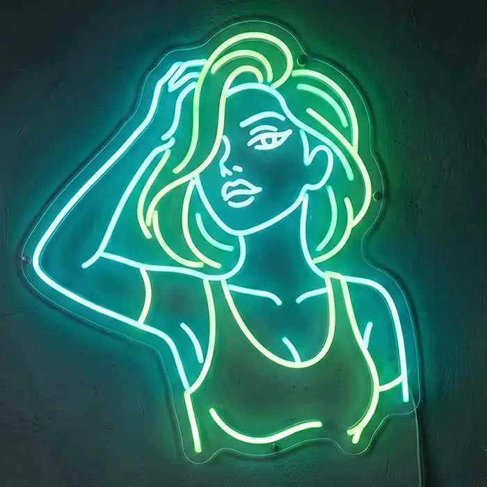 Miaukuza Neon LED Schild – Sekira V Anime Motiv fürs Jugendzimmer