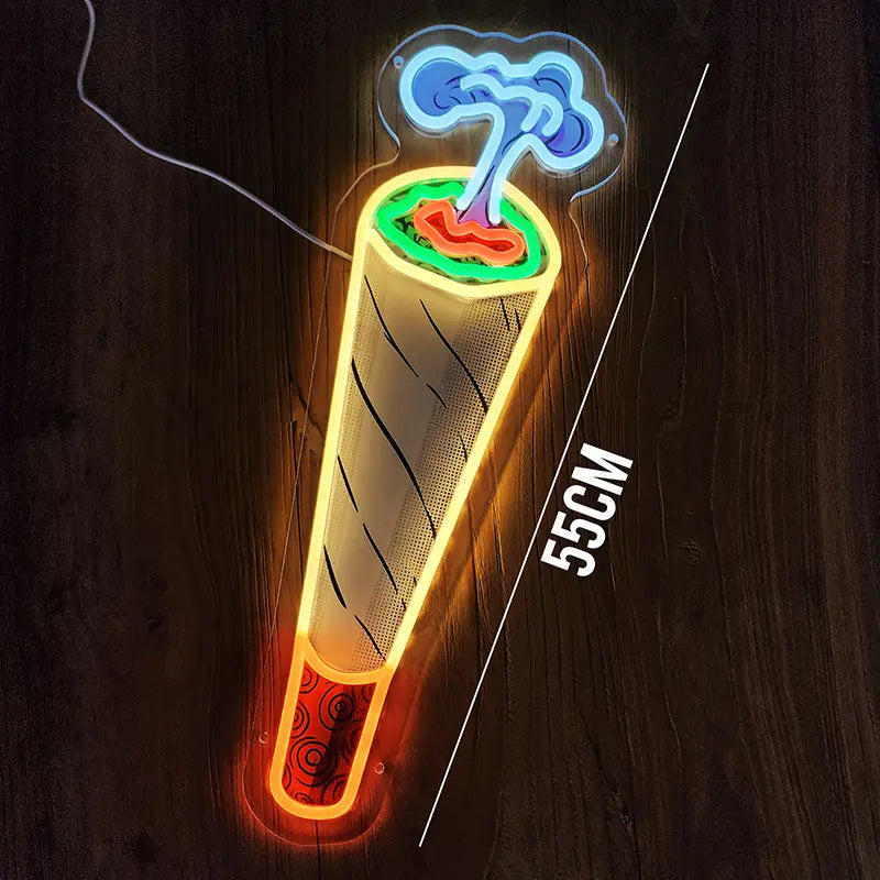 Joint Neon LED Schild Rauchwolke – Studentenwohnung Wanddeko