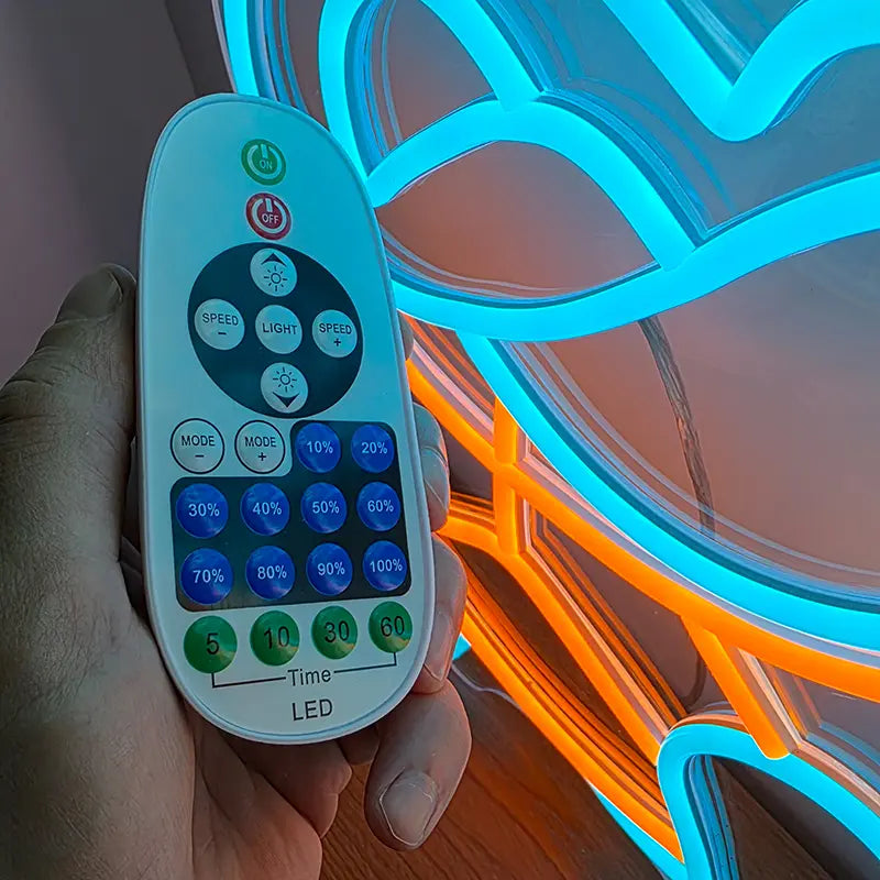 Schiggy Neon Licht Gaming-Room – cooles Pokémon Statement