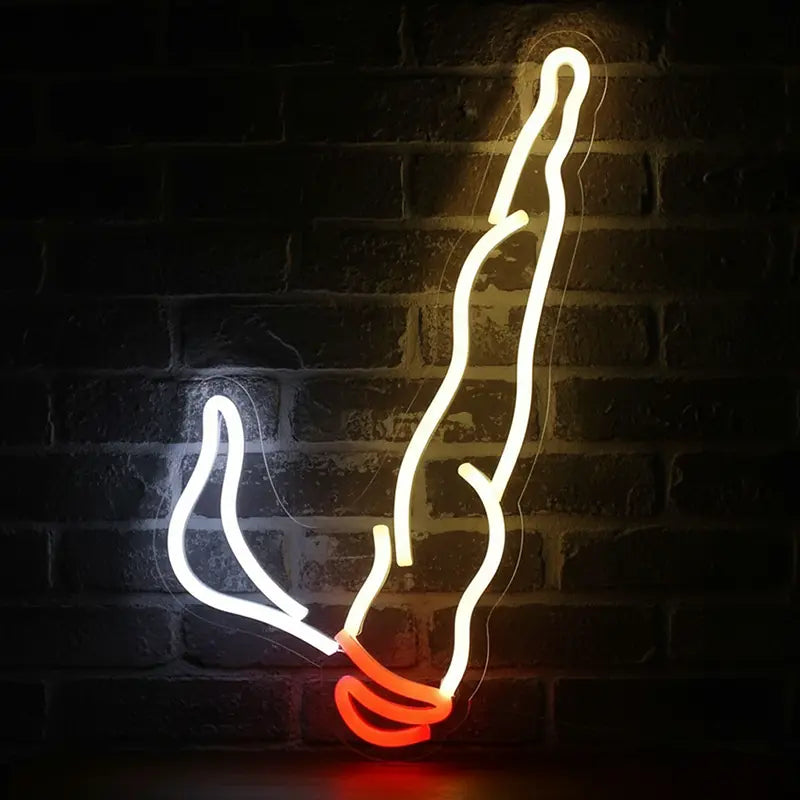 Joint Dübel Neon LED Schild USB – Statement Wanddeko für Mancave