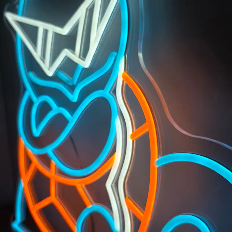 Squirtle Squad Neon Sign – handgefertigte Pokémon Wanddeko für Sammler