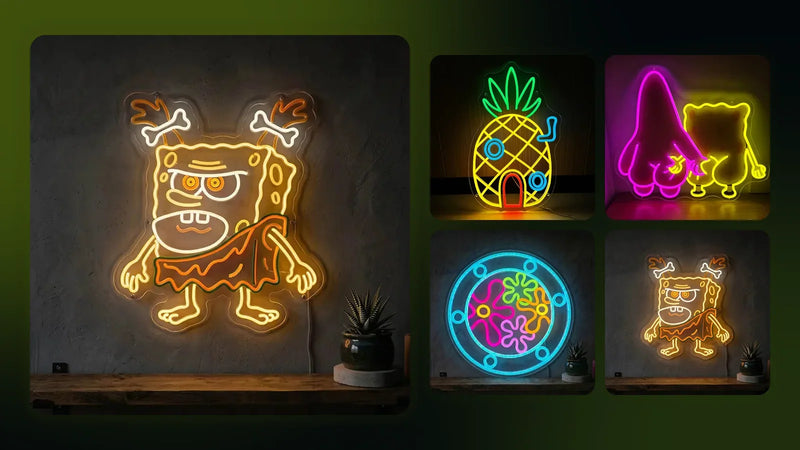 Leuchtende Neon LED Schilder von LoveLEDLights zum Ratgeber: SpongeBob Neon LED Schild