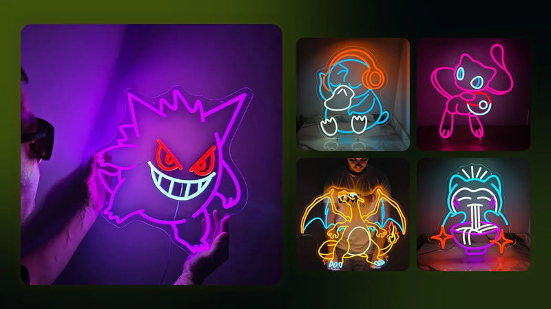 Leuchtende Neon LED Schilder von LoveLEDLights zum Ratgeber: Was ist LED Neon? Technik, Vorteile & Unterschied zu Glas-Neon