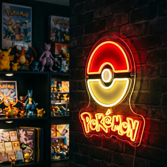 Pokémon Neon LED Schilder Kollektion – Pikachu, Evoli & mehr | LoveLedLights