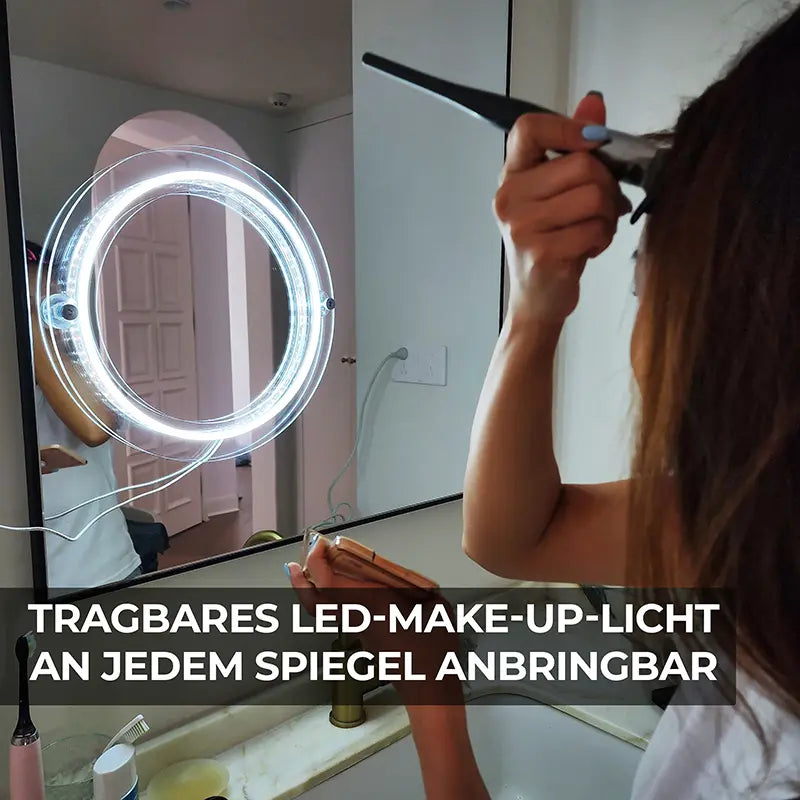 Make Up Neonschild beleuchtet – Hollywood-Glamour fürs Ankleidezimmer