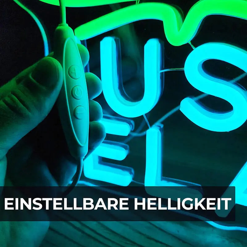 Just Relax Neon LED Schild – Balkon und Gartenhaus Wanddeko