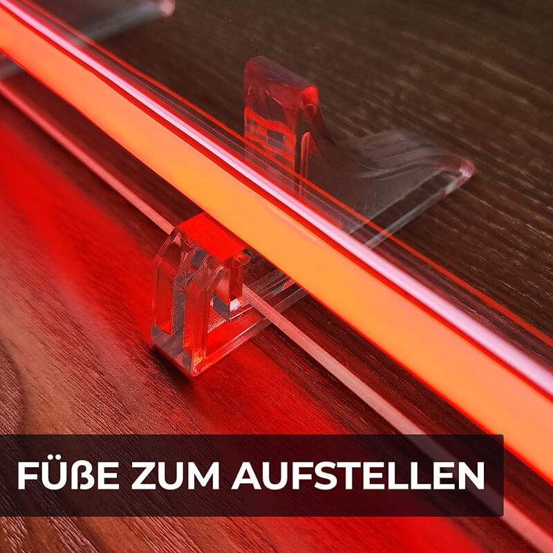 Iran Flagge Neon LED Schild – Norouz und persisches Neujahr Festtags Deko