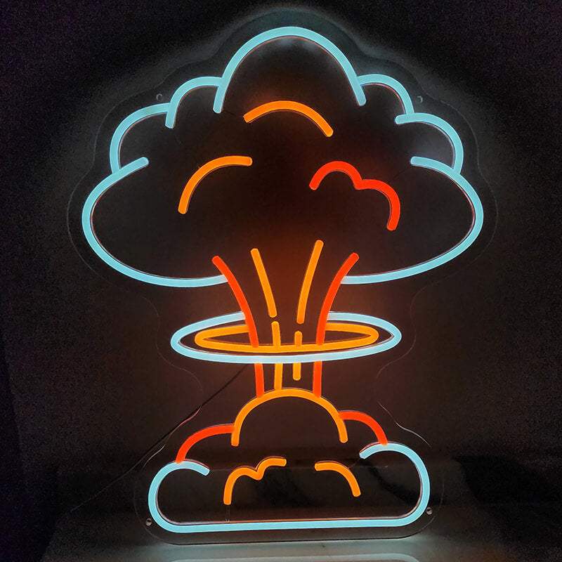 Atompilz Neon Schild dimmbar – 9 Stufen USB auf 6mm Acrylplatte
