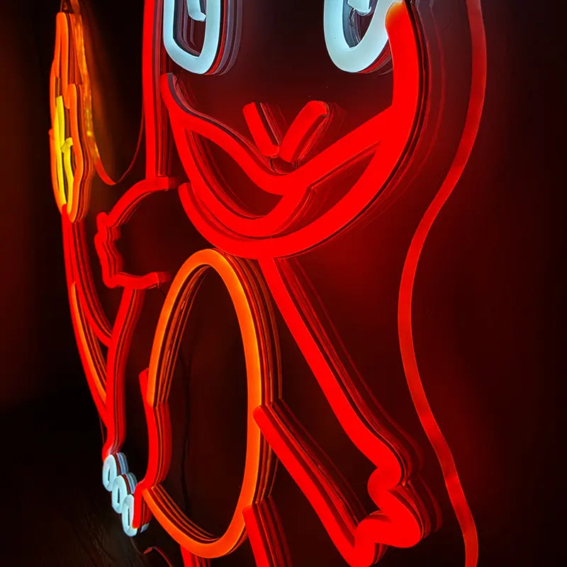 Glumanda Pokémon Leuchtschild – Anime Deko fürs Streamer Setup