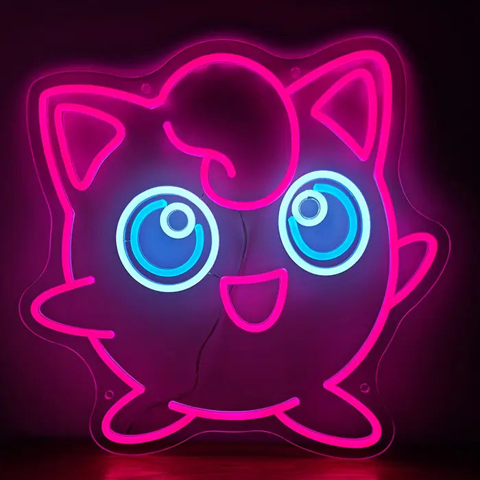 Seltene Pokémon Neon LED Schild – USB & 12V Leuchtschild | Pokémon Sammler Set