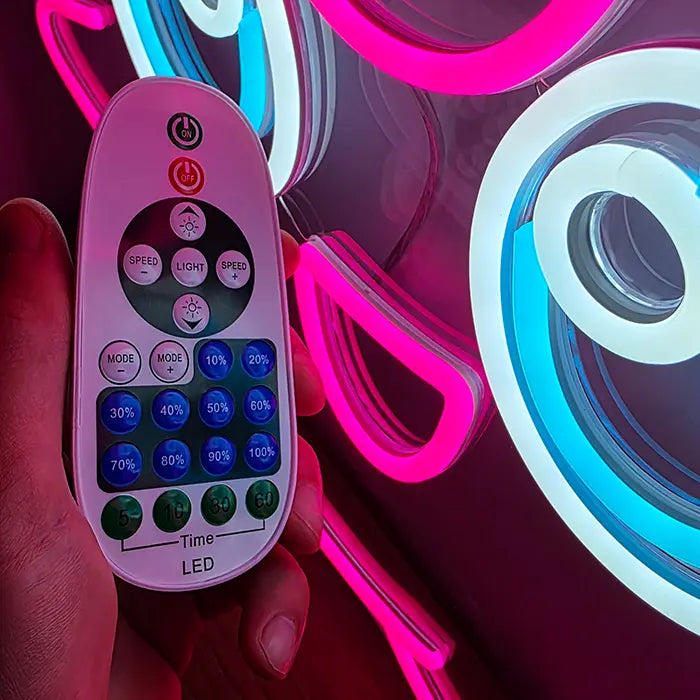 Pokémon Pummeluff Neon LED Schild – Dimmbar mit Fernbedienung | Pokémon Gaming Wanddeko