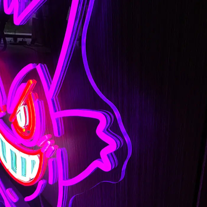 Pokémon Gengar neonová LED cedule – stmívatelná dálkovým ovladačem | Pokémon herní dekorace