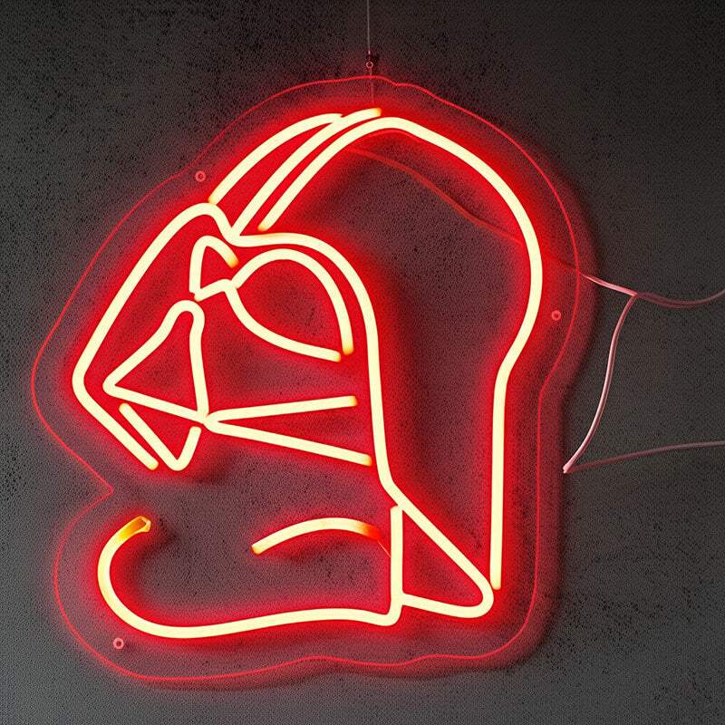 Darth Vader Neon LED Schild USB – Star Wars Wanddeko mit ikonischem Helm