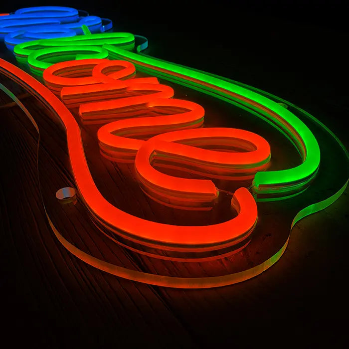Neonová LED cedule Welcome – Stmívatelné, USB nebo 12V | Dekorace pro firmy & vstup