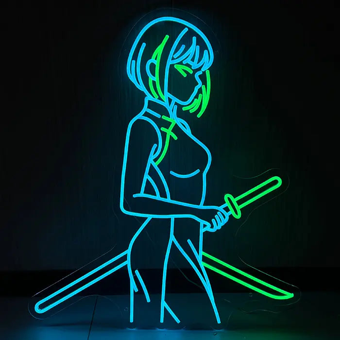 Miaukuza LED Schilder Set – Japan Anime Girls Leuchtschilder | Wanddeko