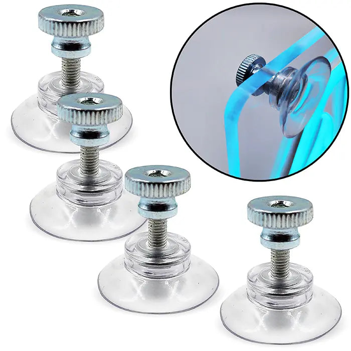 Suction Cups for Neon LED Signs – Set of 4 | Drill-Free Mounting