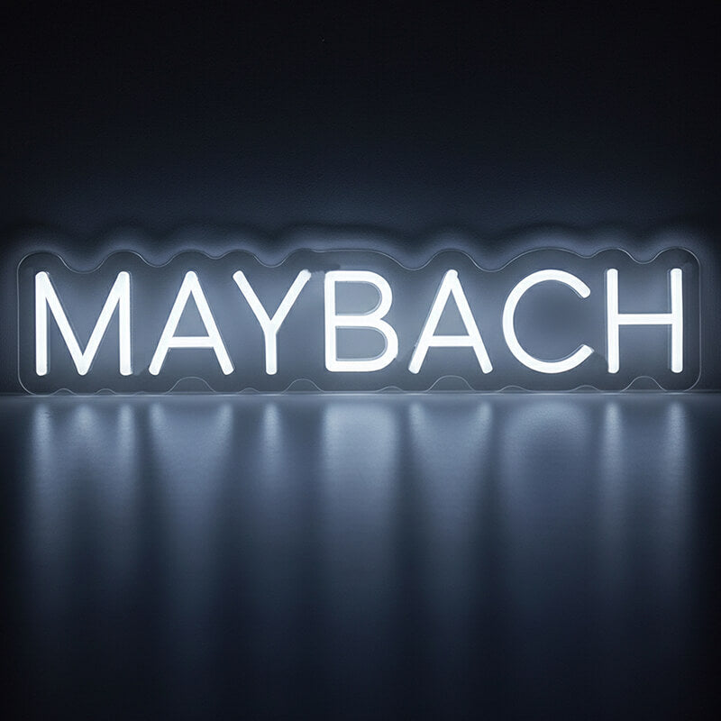 Maybach Neon LED Schild USB – High End Luxus Auto Showroom Deko