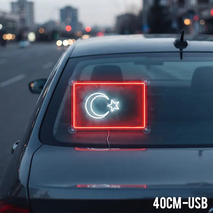 Türkische Flagge USB+12V