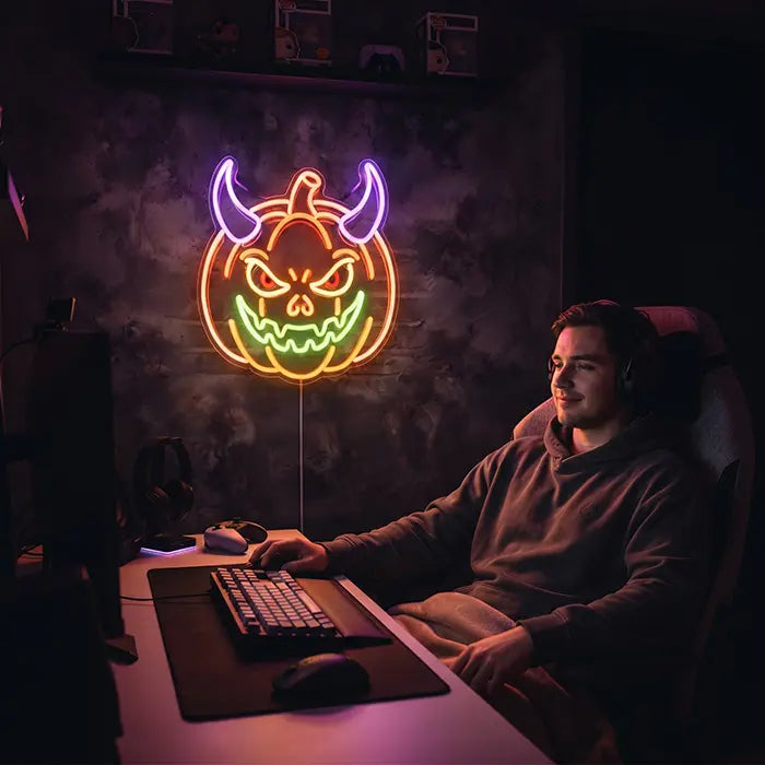 Monster Kürbis XL 60cm (12V)
