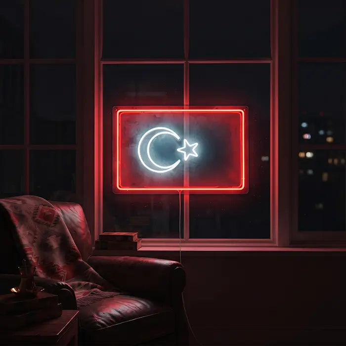 Türkische Flagge USB+12V