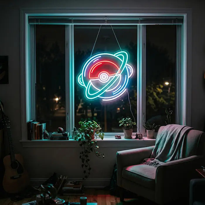 Pokeball im Fangmodus 45cm (12V)