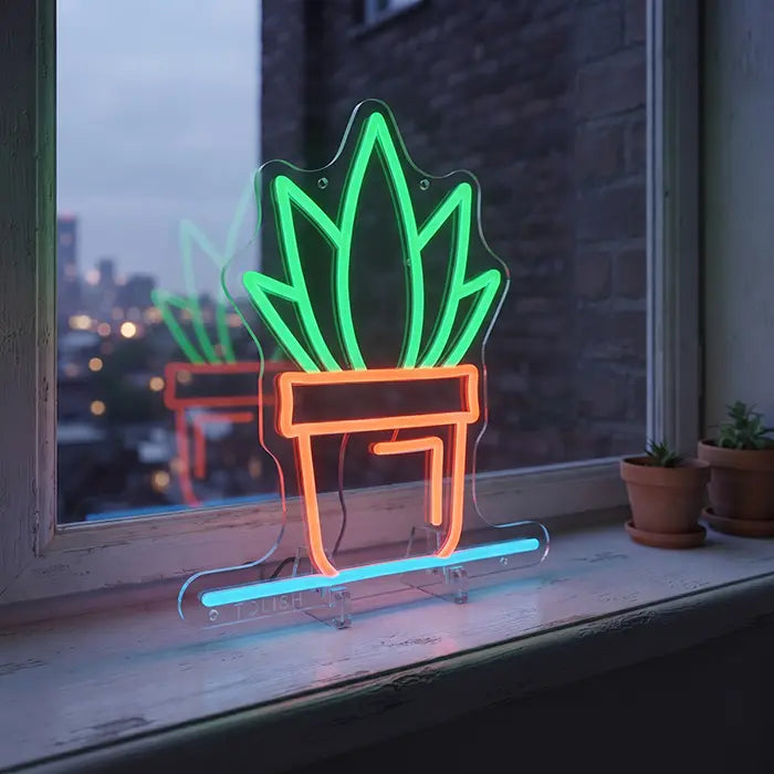 Stands for Neon LED Signs – Set of 2 | Standing Without Drilling