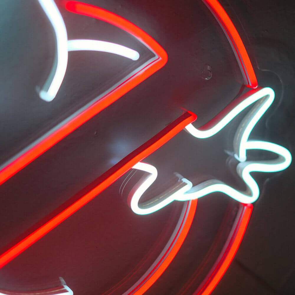 Ghostbusters Neon LED Schild USB – Comic Shop und Memorabilia Showroom
