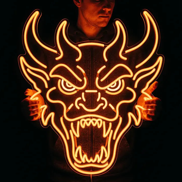 Goldener Drachen XXL 70cm (12V)