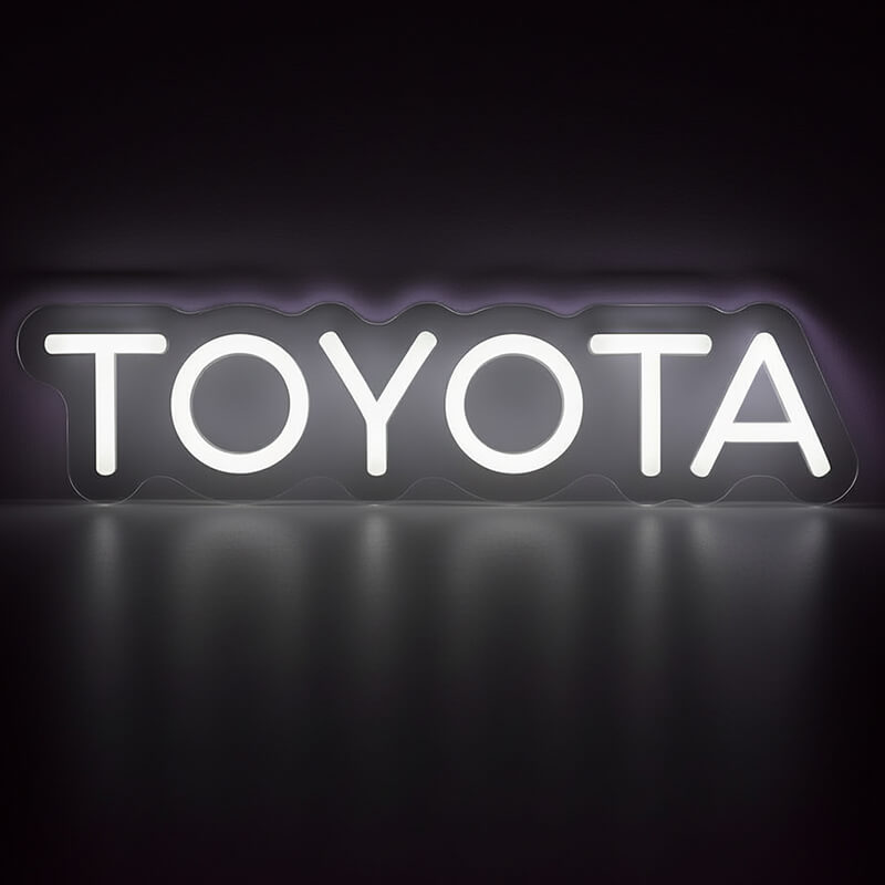 Toyota Neon LED Schild USB – JDM Supra Fan Mancave Wanddeko