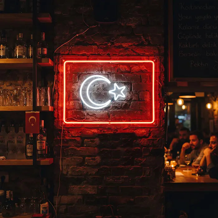 Türkische Flagge USB+12V