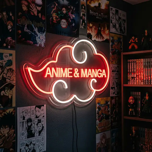 Anime & Manga Neon LED Schilder Kollektion – Naruto, One Piece, Pokémon